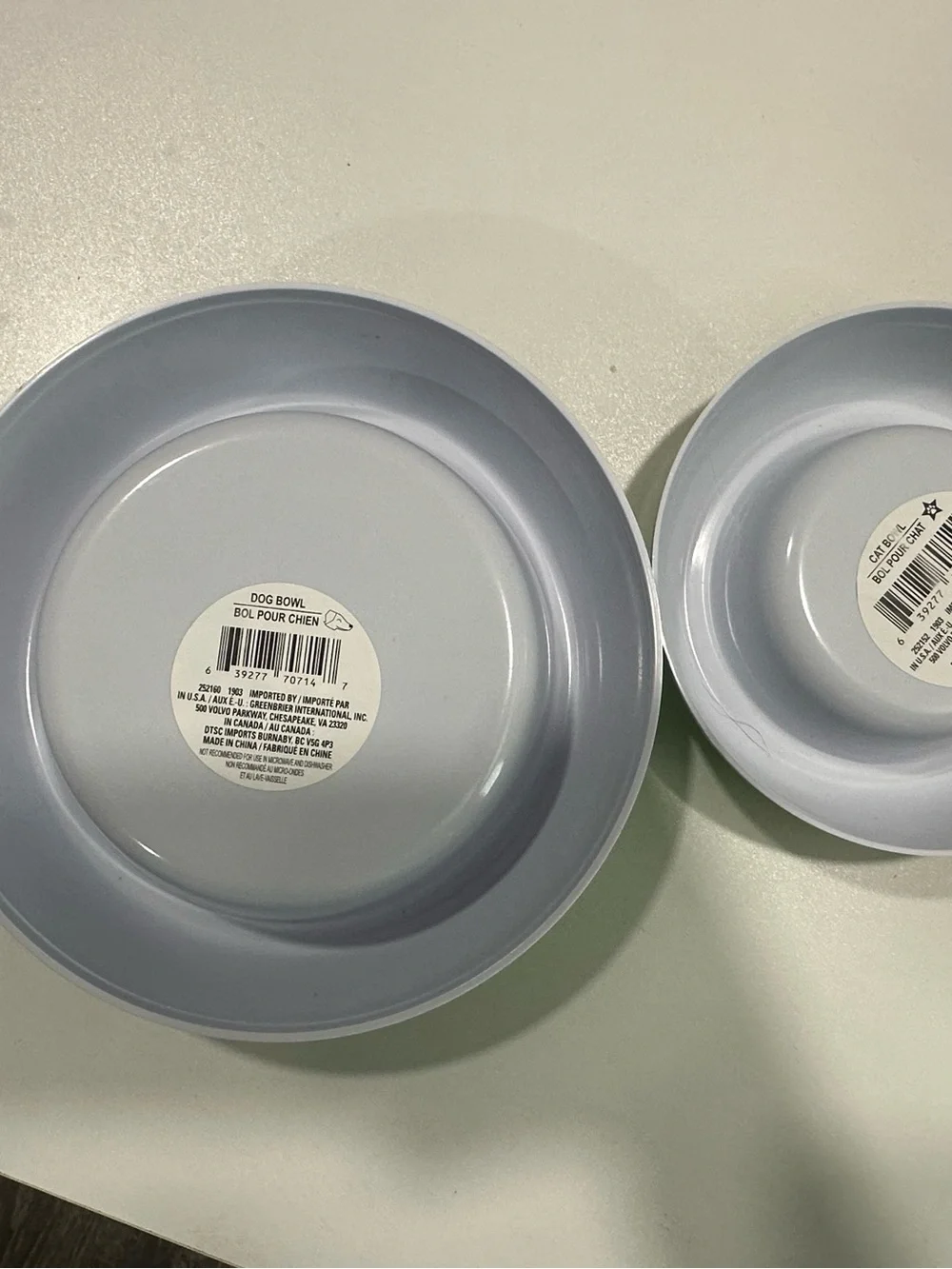 Green Pet Food & Water Bowls